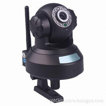 Wireless Network Camera, Plug-and-play/H.264/IR-cut Night Vision Pan/Tilt, Supports iPhone/Android